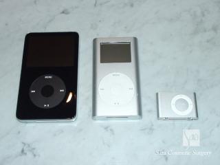 新型iPod shuffleと歴代iPod