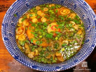 ガガガ職堂海老つけめんの付け汁