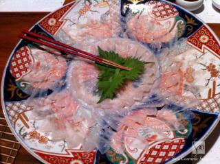 櫓心&#31068;（ふぐの刺身）