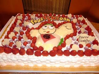 藤一番特製ウェディングケーキ