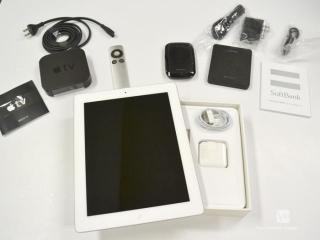 APPLE TVと新しいiPadとULTRA WiFi 4G SoftBank 101SI　