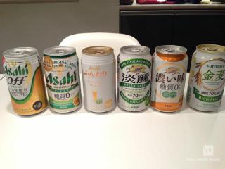 カロリーオフビール飲み比べ